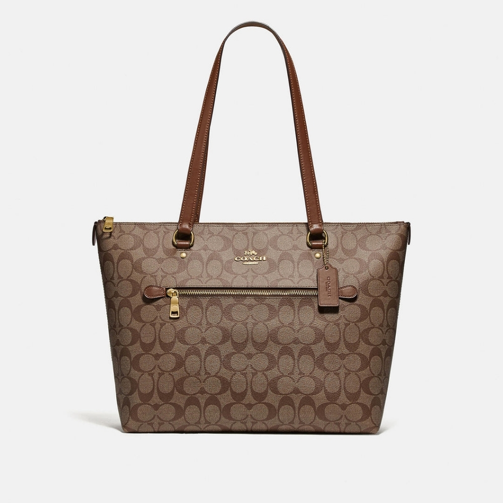 COACH Gallery Tote in signature canvas